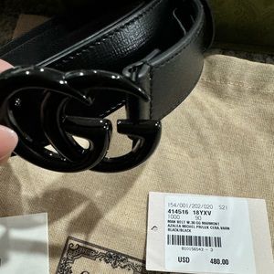 GG Marmont thin belt- size 90 (size 28 waist US)